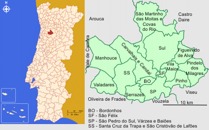 mapa de portugal s pedro do sul Terreno para construção Venda  São Pedro do Sul, São Pedro do Sul 